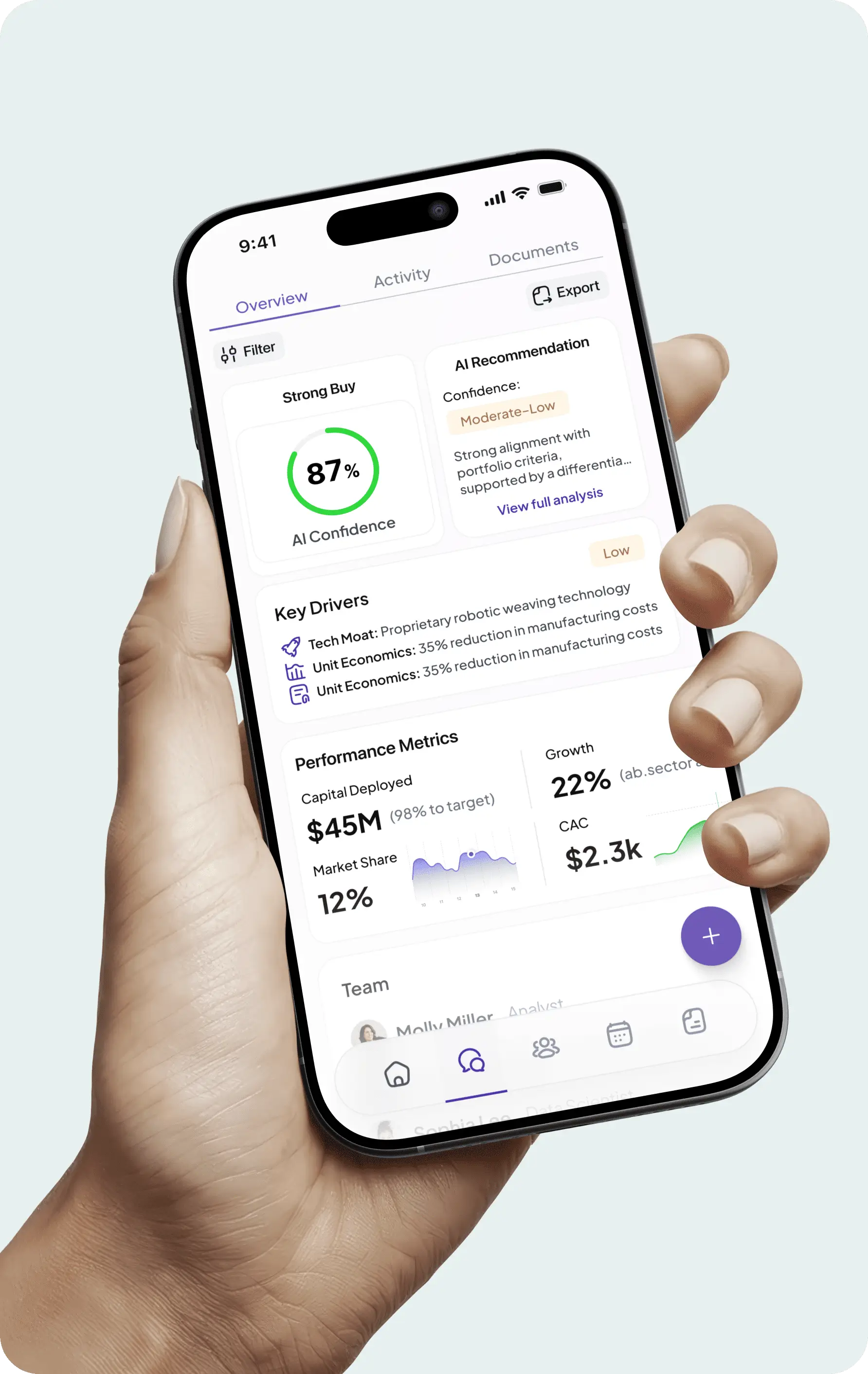 Mobile app preview