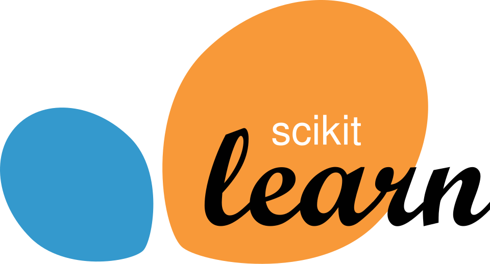 Scikit-learn logo for machine learning workflows