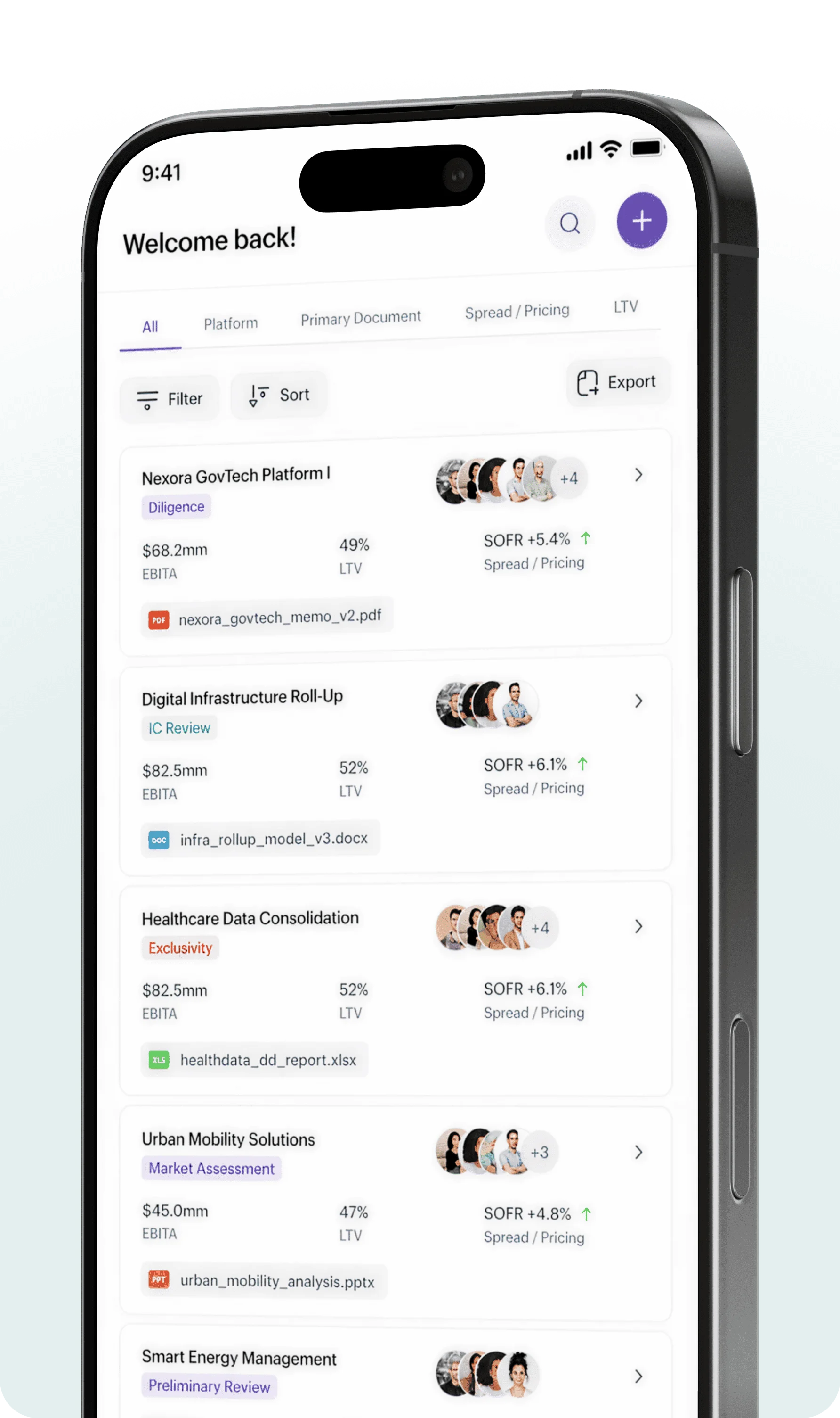 Admin mobile interface