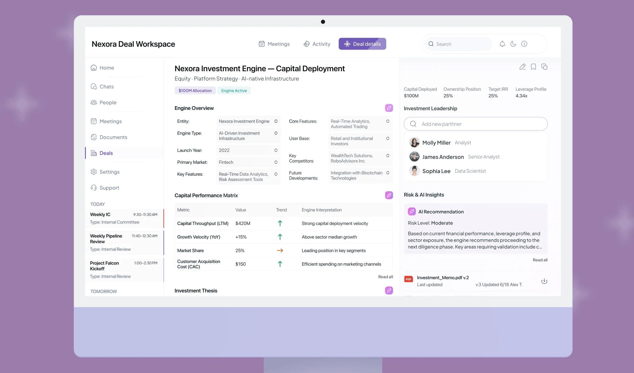 AI-powered CRM for private equity investors