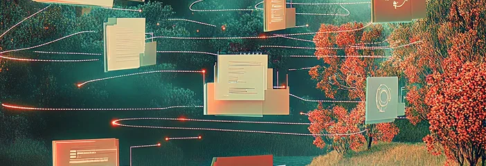 Illustration of content & management businesses